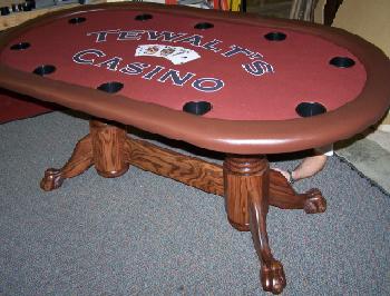 How to make a custom poker table online